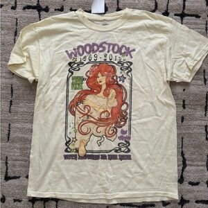 Woodstock 1969-2019 Cream Graphic Tee